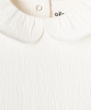 Body manches longues avec tee-shirt superposé bébé fille vue3 - GEMO 4G BEBE - GEMO