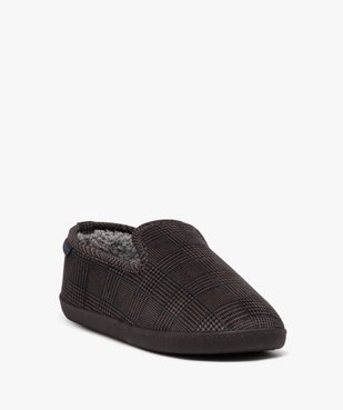 Chaussons homme pantoufles à motif Prince de Galles - Isotoner vue2 - ISOTONER - GEMO