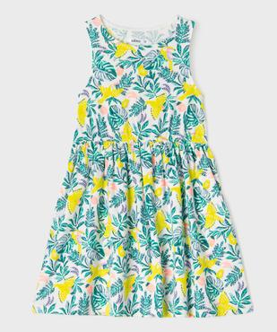 Robe sans manches à motifs fleuris fille vue1 - GEMO (ENFANT) - GEMO