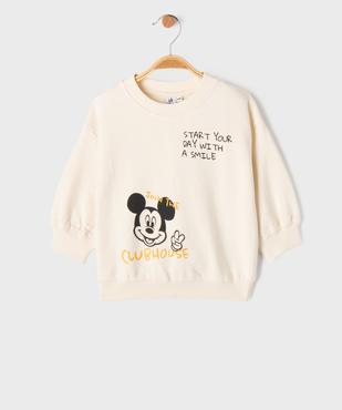 Sweat avec motif Mickey devant et dos bébé garçon - Disney vue1 - MICKEY - GEMO