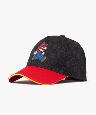 Casquette bicolore avec motif garçon - Super Mario vue1 - MARIO - GEMO
