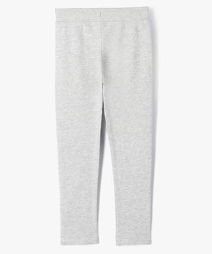 Leggings de sport avec surpiqûres pailletées fille vue3 - GEMO 4G FILLE - GEMO