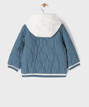 Doudoune à capuche doublé jersey bébé garçon  vue5 - GEMO(BEBE DEBT) - GEMO