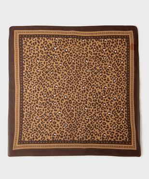 Foulard à motif léopard femme vue3 - GEMO (ACCESS) - GEMO