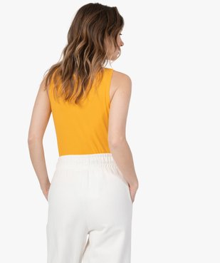 Débardeur femme uni col rond vue3 - GEMO(FEMME PAP) - GEMO
