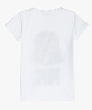 Tee-shirt fille motif brillant Dark Vador - Star Wars vue3 - STAR WARS - GEMO