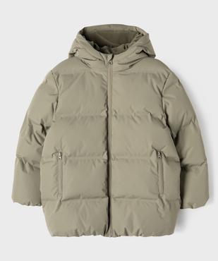 Blouson déperlant doublé polaire à capuche garçon vue2 - GEMO 4G GARCON - GEMO