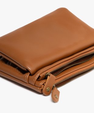 Portefeuille souple multi-poches femme vue3 - GEMO (ACCESS) - GEMO