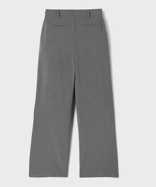 Pantalon large à pinces fille vue3 - GEMO (JUNIOR) - GEMO