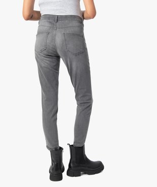 Jean de grossesse slim délavé à bandeau stretch taille haute vue3 - GEMO (MATER) - GEMO