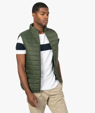 Doudoune homme sans manches avec col montant vue1 - GEMO (HOMME) - GEMO