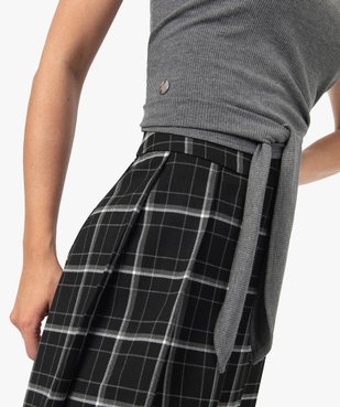 Tee-shirt femme avec lien à nouer - LuluCastagnette vue2 - LULUCASTAGNETTE - GEMO