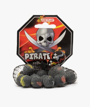 Lot de billes en verre opaque - Pirate Kim’Play vue1 - KIM PLAY - GEMO