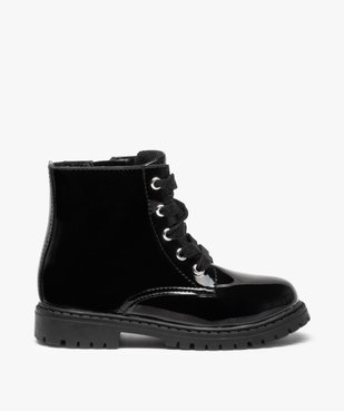 Boots fille vernies fantaisie à doublure chaude vue1 - GEMO (ENFANT) - GEMO