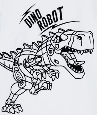 Tee-shirt garçon à manches longues avec motif dinosaure vue2 - GEMO (ENFANT) - GEMO