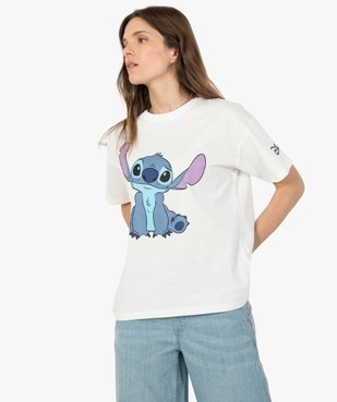 Tee-shirt femme à manches courtes Lilo et Stitch- Disney vue1 - DISNEY DTR - GEMO