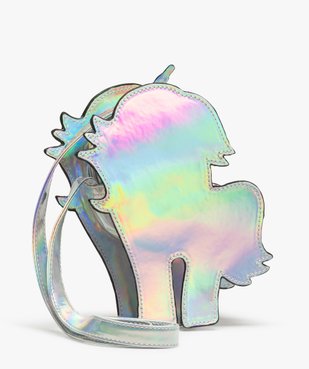 Sac fille multicolore à motif licorne vue2 - GEMO (ENFANT) - GEMO