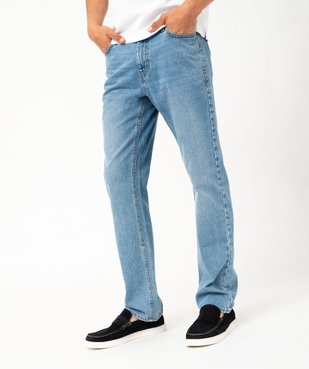 Jean coupe Regular légèrement délavé homme vue1 - GEMO 4G HOMME - GEMO