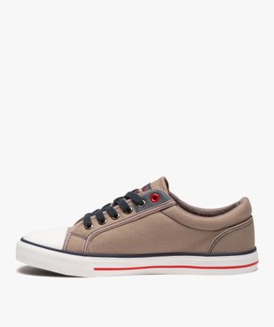 Baskets homme en toile délavée – Lee Cooper vue3 - LEE COOPER - GEMO