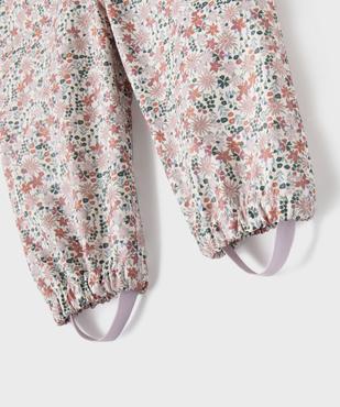 Salopette de pluie imperméable à bretelles élastiques bébé fille vue5 - GEMO(BEBE DEBT) - GEMO