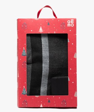 Coffret cadeau avec écharpe et portefeuille homme vue1 - GEMO (ACCESS) - GEMO