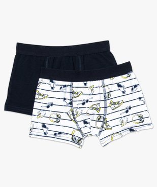 Lot de 2 boxers stretch assortis vue1 - GEMO (ENFANT) - GEMO