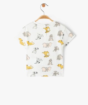 Tee-shirt bébé à manches courtes imprimé - Disney vue3 - DISNEY BABY - GEMO