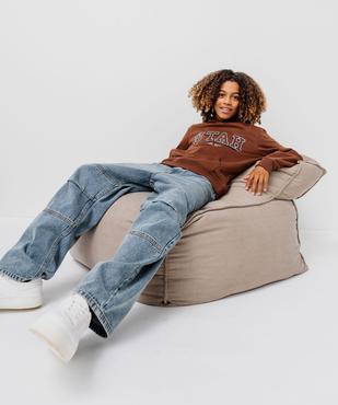 Jean large à surpiqûres garçon vue7 - GEMO (JUNIOR) - GEMO