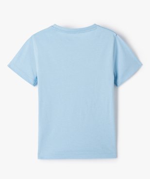 Tee-shirt à manches courtes garçon avec message famille vue3 - GEMO (ENFANT) - GEMO