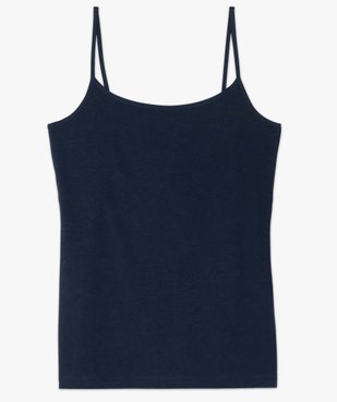 Débardeur femme uni à fines bretelles vue4 - GEMO(FEMME PAP) - GEMO