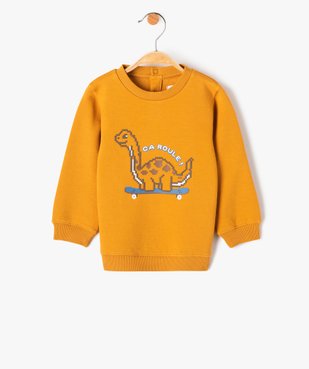 Sweat bébé garçon imprimé dinosaures vue1 - GEMO(BEBE DEBT) - GEMO