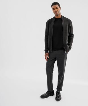 Pantalon de costume coupe slim homme vue5 - GEMO (HOMME) - GEMO