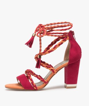 Sandales femme talon haut - Gémo x Lalaa Misaki vue3 - GEMO(URBAIN) - GEMO