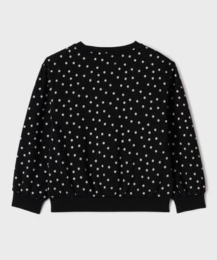 Sweat ample imprimé fille vue3 - GEMO 4G FILLE - GEMO