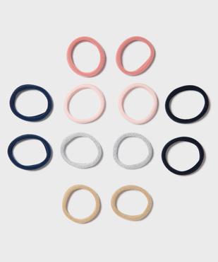 Élastique à cheveux en mousse pailletée (lot de 12) vue1 - GEMO (ACCESS) - GEMO