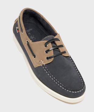 Chaussures bateau bicolore - Tanéo vue5 - TANEO - GEMO