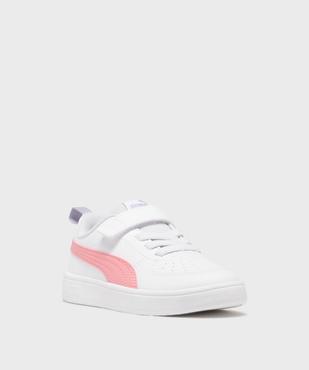 Baskets basses lacets élastiques et scratch Rickie AC fille - Puma vue2 - PUMA - GEMO
