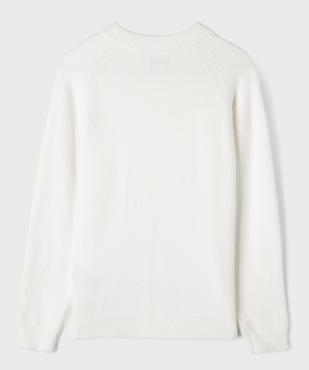 Pull col rond en maille douillette fille vue3 - GEMO (JUNIOR) - GEMO