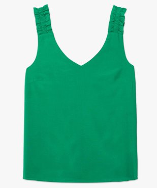Débardeur femme à bretelles froncées vue4 - GEMO(FEMME PAP) - GEMO
