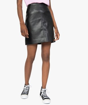 Jupe femme droite avec pinces à la taille vue2 - GEMO(FEMME PAP) - GEMO
