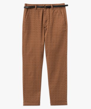 Pantalon imprimé longueur 7/8ème femme vue4 - GEMO 4G FEMME - GEMO