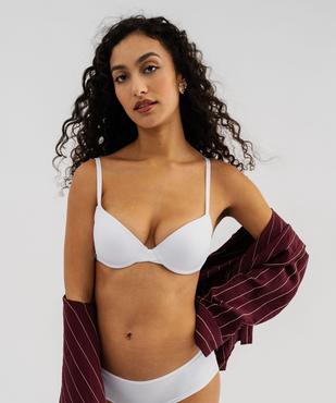 Soutien-gorge corbeille à armatures et bonnets moulés en microfibre vue7 - GEMO 4G FEMME - GEMO