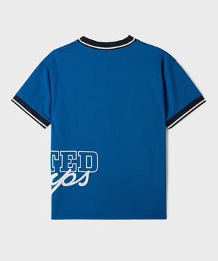 Tee-shirt de sport à manches courtes garçon - Camps United vue3 - CAMPS - GEMO