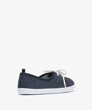Ballerines en toile avec lacets cordelette femme - Valentina Baldano vue11 - VALENTINA BALDA - GEMO