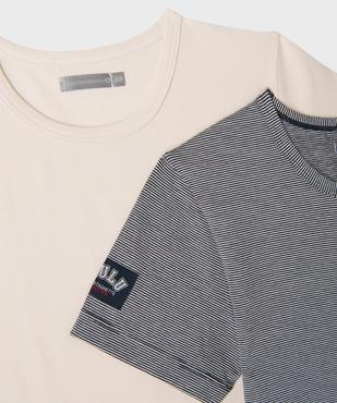 Tee-shirts manches courtes lingerie fille (lot de 2) - LuluCastagnette vue2 - LULU CASTAGNETTE GEMO FOR GOOD - GEMO