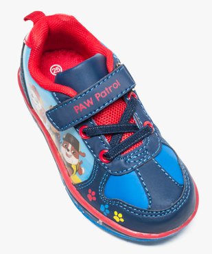 Baskets multicolores avec semelle clignotante - Pat Patrouille vue5 - PAT PATROUILLE - GEMO