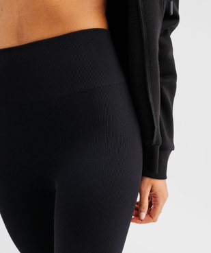 Legging de sport en maille côtelée femme vue2 - DIM - GEMO
