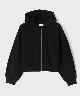 Sweat zippé à capuche fille vue1 - GEMO 4G FILLE - GEMO