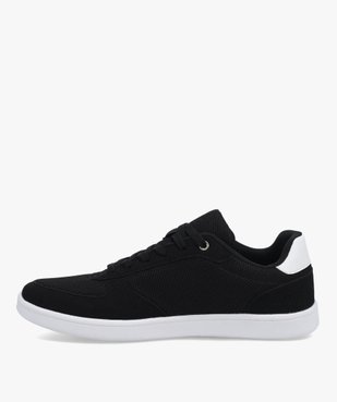 Baskets homme style casual bicolores à lacets vue4 - GEMO (SPORTSWR) - GEMO