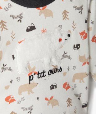 Ensemble bébé garçon 3 pièces : tee-shirt + foulard + pantalon - Sucre d'Orge vue2 - SUCRE D'ORGE - GEMO